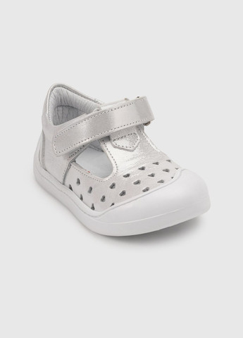 Срібні всесезонні сліпони для дівчинки 04 (2000990454034s) shop (2000990454034) Shotex