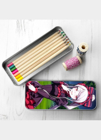 Пенал шкільний для хлопчика та дівчинки металевий Повелитель #005 7*18 см Silver No Brand (309153415)