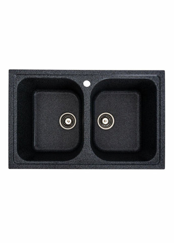 Гранітна мийка для кухні EQUATORIA 7950 матова Графіт Valeso (342071594)