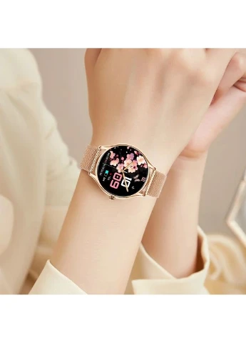 Умные смарт часы Smart Milano Gold Steel, 2 ремешка UWatch (378265622)