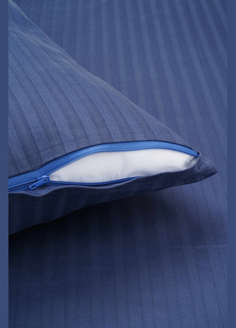 Наволочка на молнии страйп-сатин Dark Blue 60 x 60 (GDPCSSDB6060) Good-Dream (321966428)