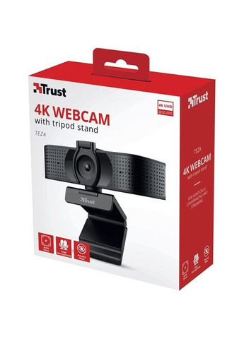 Веб-камера (24280) Trust Teza 4K Ultra HD Black (356149313)