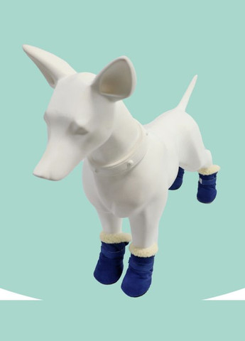 Налапники для собак Pet Style "Велюр" Красные 2 No Brand - (323235918)