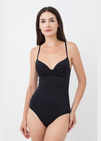 Чорний літній купальник жіноча суцільний суцільний Giulia Isida Swim 1812/20