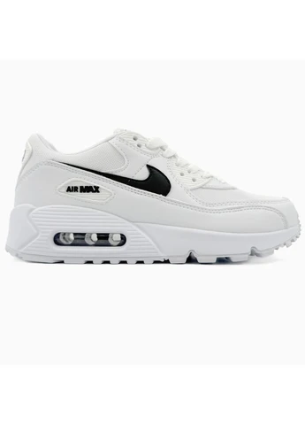 КРОССОВКИ ЖЕНСКИЕ NIKE AIR MAX 90 CLASSIC WHITE НАЙК АИР МАКС 90 No Brand белые демисезоны (367170924)