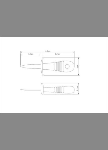 Кухонний ніж Utilita для устриць 56 мм (25684/100) Tramontina (309204640)