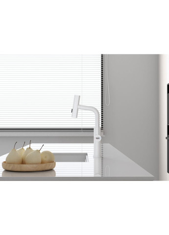 Смеситель на кухню водопад с выдвижной воронкой Nett LW-35 (352261584)