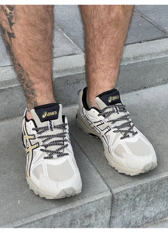 Бежеві Осінні кросівки чоловічі і жіночі asics gel-kahana 8 beige | асікс гель-кахана 8 бежевий No Brand