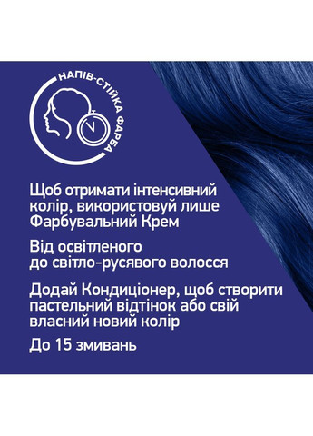 Краска для волос Schwarzkopf Ultra Brights 095 Electric Blue Live 9000101069969.0 (369833542)