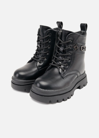 Черные зимние ботинки для девочки цвет черный цб-00258975 Buddy Sheep