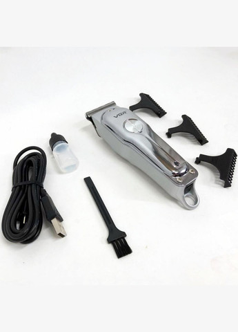 Машинка для стрижки волосся акумуляторна V-071 тример для бороди та вусів, окантувальна машинка VGR (364664574)