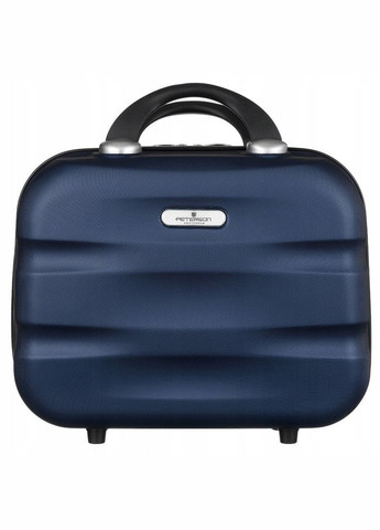 Бьюти-кейс дорожный под ручную кладь 11л ABS пластик синий Peterson (297644394)