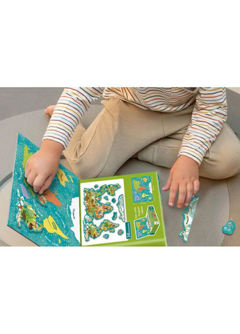 Настольная магнитная игра Карта мира Животные магнит 3+ в ассортименте 200267 Dodo Нас8681 (370653534)