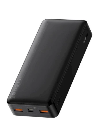 УМБ Bipow 20000mAh 20W, MicroUSB, 2xUSB, 1xType-C In/Out PD, QC3.0 Black Baseus (322131686)