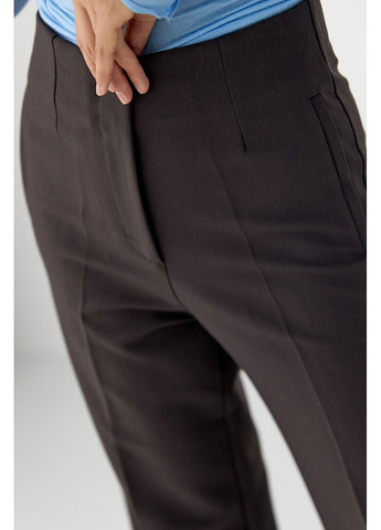 Класичні штани-палаццо з високою посадкою Lurex Штаны (370393366)