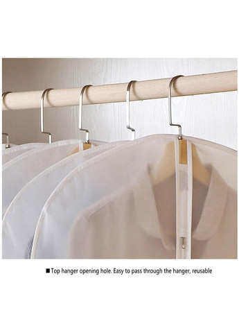 Чохли для Зберігання Одягу - 60х90/110/130 см - PEVA - Комплект 18 шт Comshop (301219821)