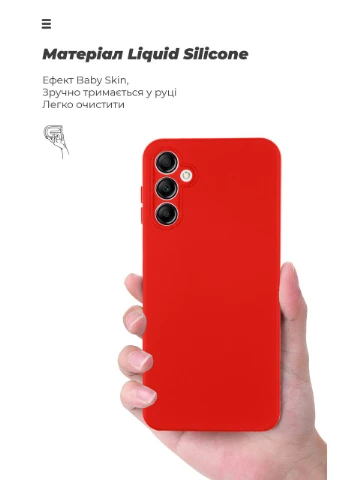 Чехол ICON для Samsung A14 4G/A14 5G Camera cover Red (ARM66170) ArmorStandart (327887484)