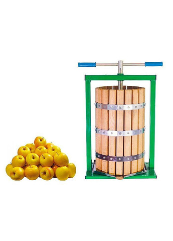 Механический ручной пресс для сока яблок, винограда, овощей универсальный из дуба «Вилен» 25л Вілен (373274422)