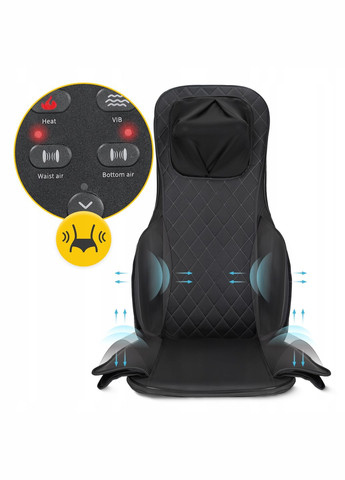 Массажная накидка Shiatsu многофункциональная, с подогревом Black () 4FIZJO P-5905973403528 (344588265)