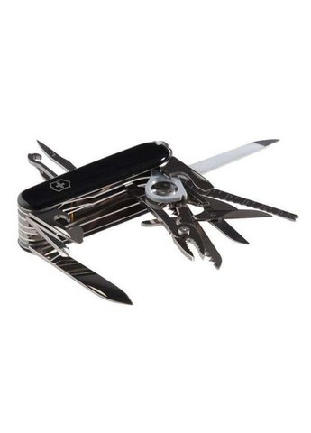 Комплект нож SwissChamp Black 1.6795.3 + Чехол с фонариком Police Victorinox (317305809)