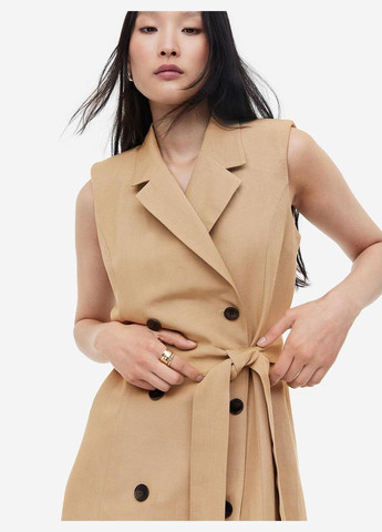 Бежева повсякденний плаття, сукня H&M однотонна