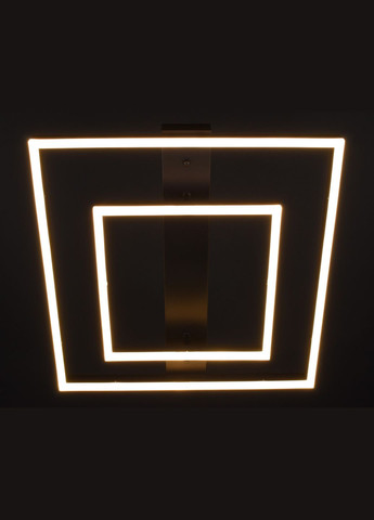 Люстра світлодіодна стельова LED світильник для квартири на стелю лед 28005 Чорний 12х50х50 см. Sunnysky (364762132)