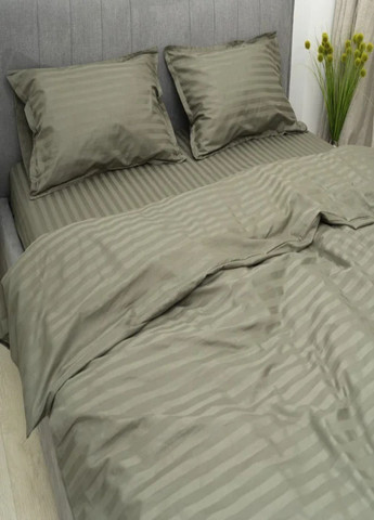 Постельное белье Вилюта сатин страйп евро. Постель Вилюта евро. Комплект постельного белья евро. Viluta Постільна білизна (346268524)