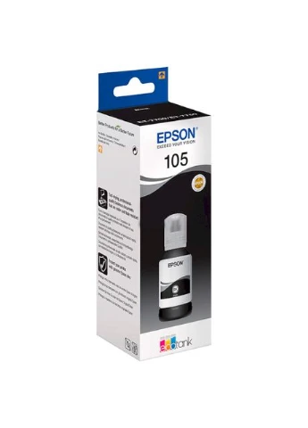 Контейнер с чернилами 105 для EcoTank L7160/L7180 Black pigment (C13T00Q140) Epson (392231084)