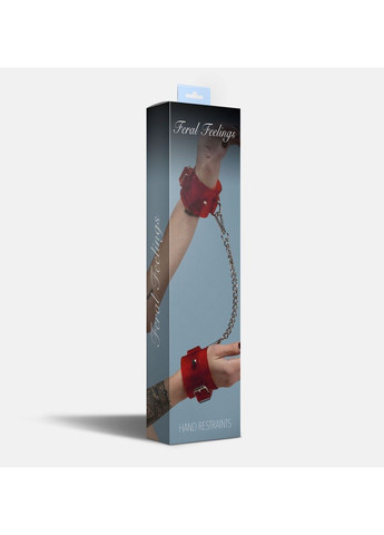 Наручники - Hand Restraints Red Trasparent Feral Feelings (345708521)