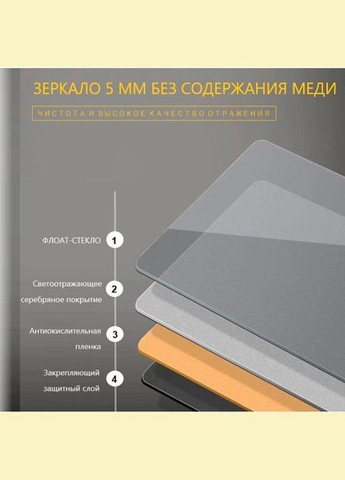 Зеркало LED DEM0065D Silver 80смх65см сенсорное включение + подогрев Dusel (316720457)