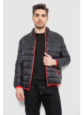 Черная куртка мужская демисезонная 244rl616, Ager