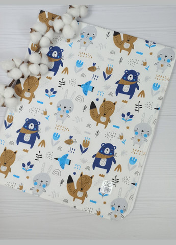 Букет з пелюшок для немовлят a.l.babybox Зірки білі на блакитному №2 No Brand (308752142)