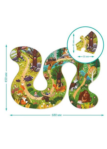 Пазл Хто живе в лісі? Dodo (323468184)