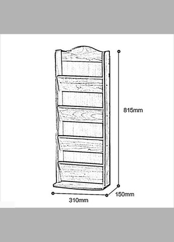Тапочниця з дерева Моренсі бланже (ТПЧ-001301) No Brand (327865452)