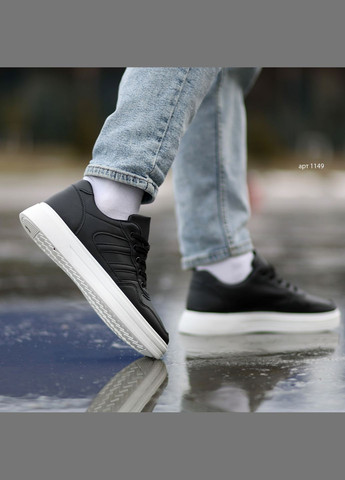 Чорні кеди чоловічі classic xf black white XIFA