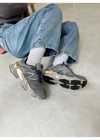 Сірі Осінні кросівки чоловічі new balance 9060 grey нью беланс 9060 No Brand