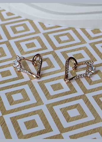 Позолочені сережки ксюпінг xuping позолота медичне золото медична сталь Xuping Jewelry (336190298)