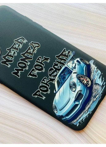 Матовий чохол на Samsung Galaxy A05s (A057) Чорний:: Хочу Порше (принт 385) CASE CONTROL (360692425)