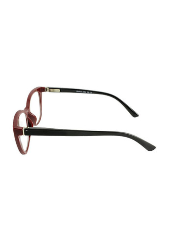 Бордовые пластиковые женские очки для зрения плюса и минуса () CA Onelook 084 (345726150)