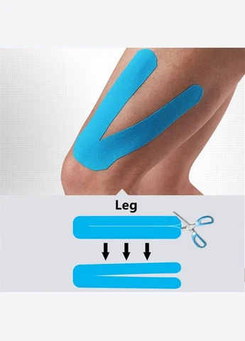 Тейп Кінезіо 5 см, кінезіологічна стрічка Kinesiology Tape, 5 см, помаранчевий No Brand (346048690)
