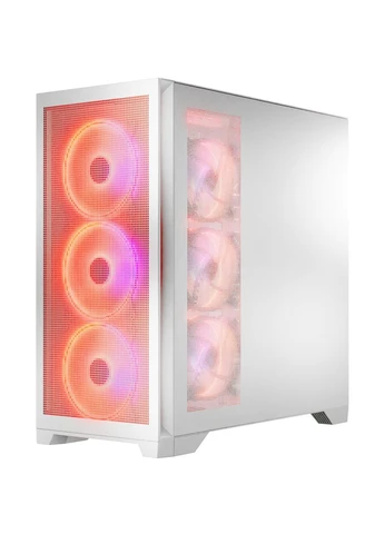 Корпус VOLCANO EXPANSE S ARGB 4x140mm fans MIDI USB 3.0x2+TYPE-C БЕЛЫЙ без Блок питания ATX Modecom (393954491)