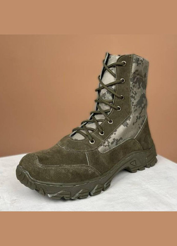 Зимние Мужские Тактические Берцы. 36-50р Олива. Специальная трекинговая подошва! MBZM-1004 No Brand (301148076)