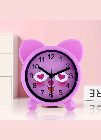 Милий будильник у вигляді мультяшної свинки від батарейок HO-2290 No Brand (315399683)