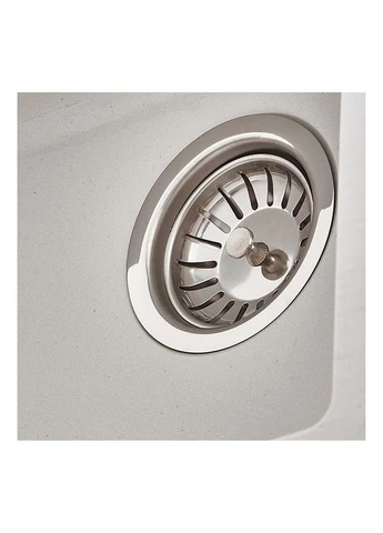 Мийка врезна ZS-6250S-01 White із граніту, 62х50 см, одна чаша, матова біла Zerix (398851820)