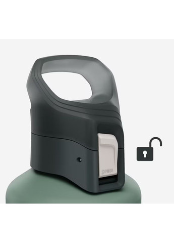 Алюминиевая Фляга для Туризма и Походов 1л с Крышкой Quechua (363823359)