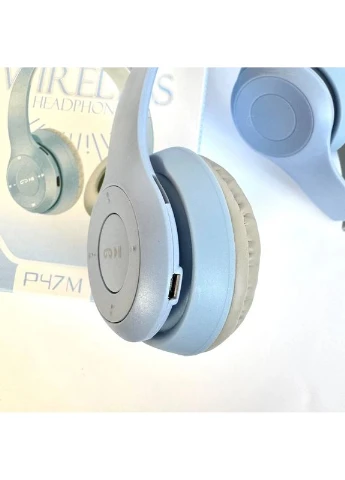 Бездротові навушники Cat Ear RGB P47M (Блакитний) STN (379632299)
