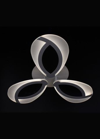 Люстра светодиодная потолочная LED светильник для квартиры на потолок лэд с пультом 26103 Белый 8х49х49 см. Sunnysky (364490930)