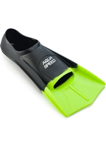 Ласты силиконовые черные зеленые унисекс Aqua Speed Aqua Speed TRAINING FINS 5630 (398909064)