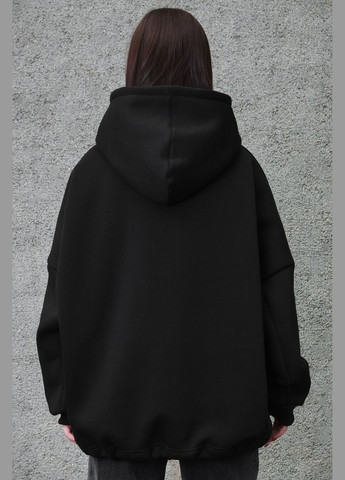 Жіноче Оверсайз Худі Толстовка На Флісі З Капюшоном Та Принтом 1702 Pink Without (303360328)