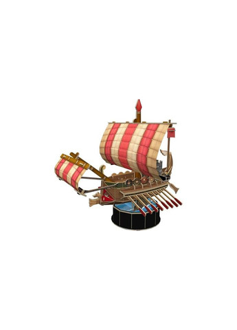 Пазл Тривимірна головоломка-конструктор Римський Бойовий корабель (T4032h) Cubic Fun (281426232)